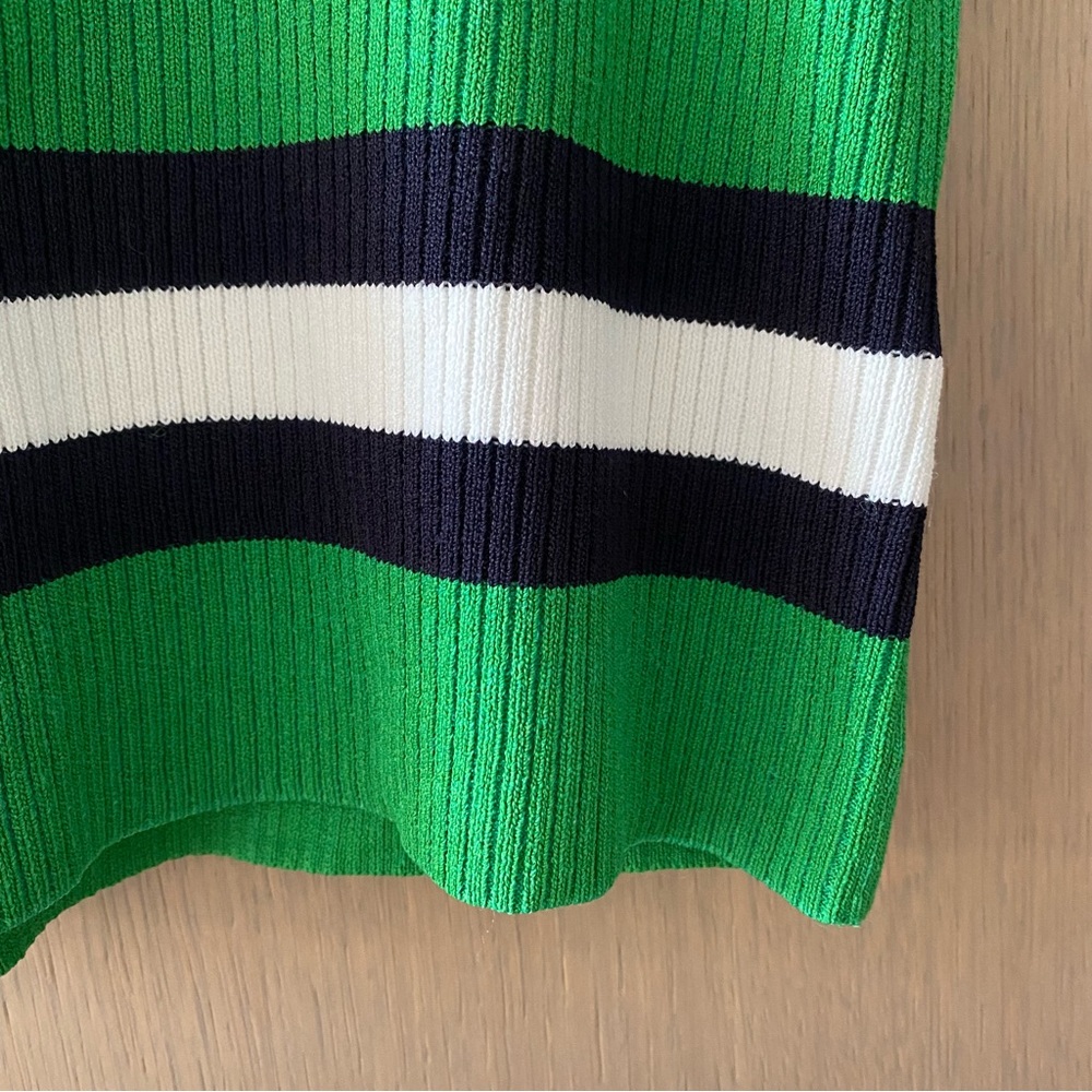 Zara green striped knit top - Picture 4 of 6